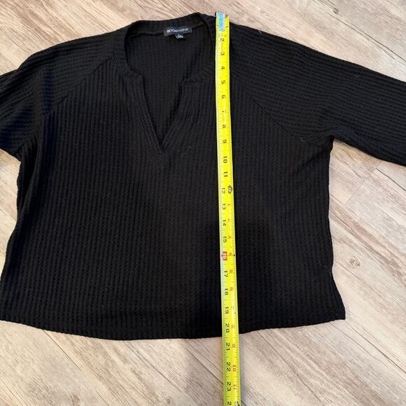 Beyond Yoga Free Style Black V-Neck Pullover Size Small Lightweight Made in USA - Picture 6 of 7